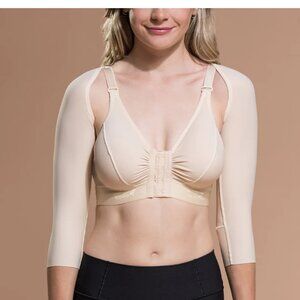 Marena Long Arm Sleeve Compression, Nude, Size Large